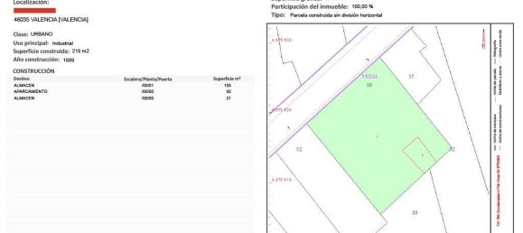 Terreno em Valencia, Spain 230 m² N.º 166537 2