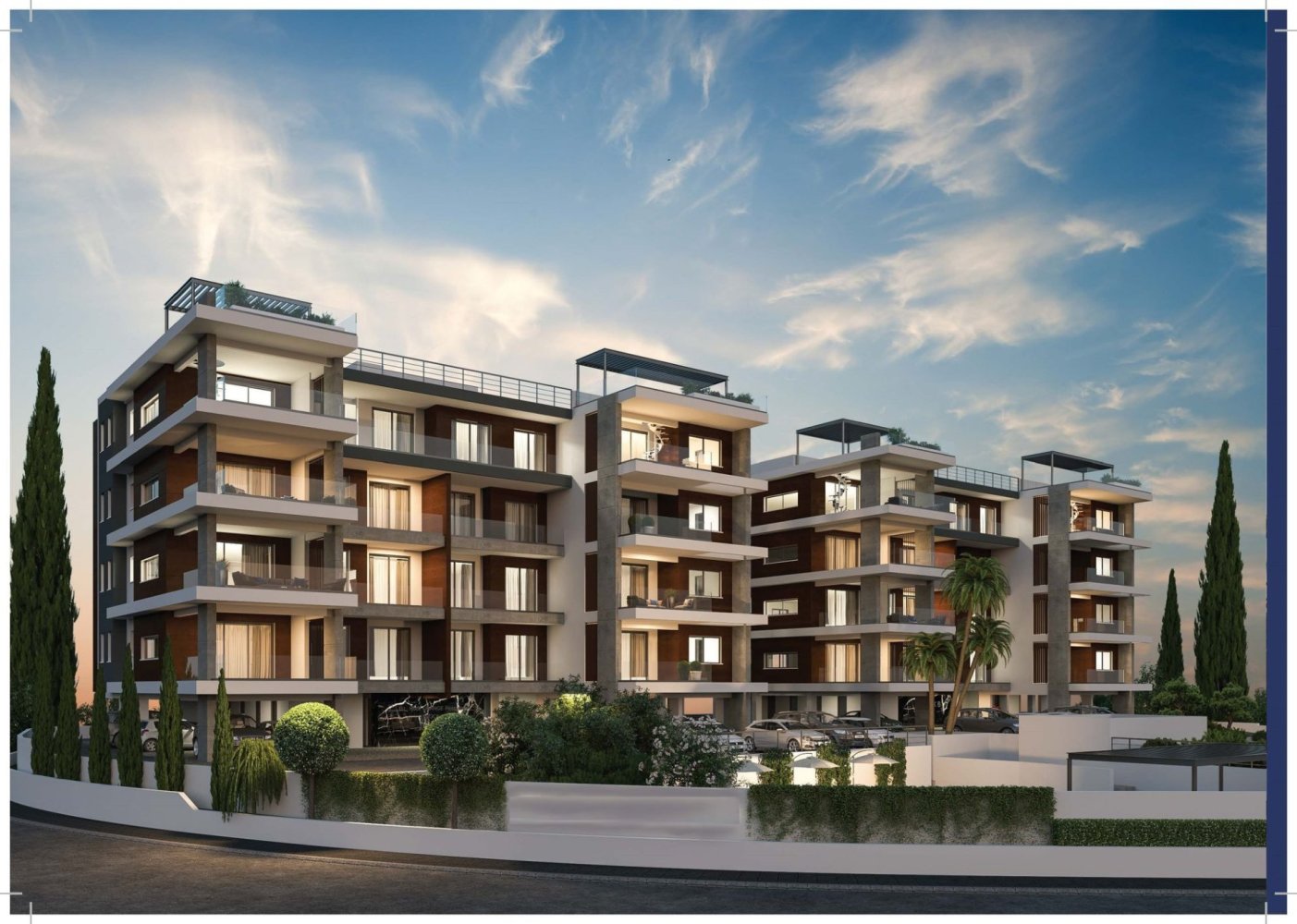 Apartamento de 2 dormitorios en Limassol, Cyprus No. 31159