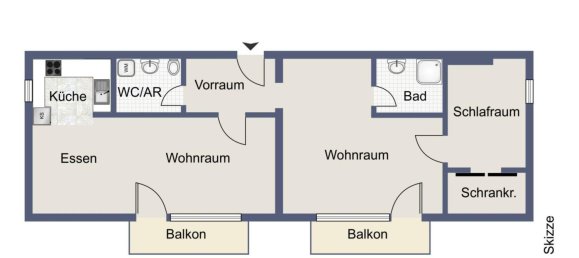 3 rooms Apartment in Baden, Austria No. 229505 11