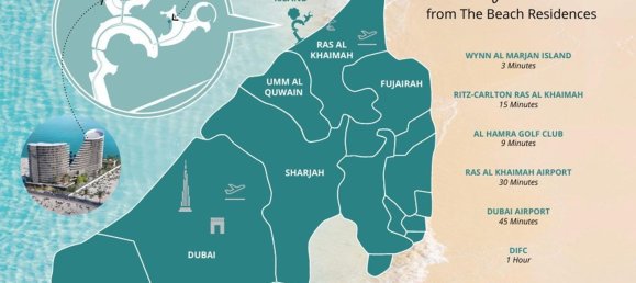 Apartamento em Al Marjan Island, UAE 59 m² N.º 106963 9