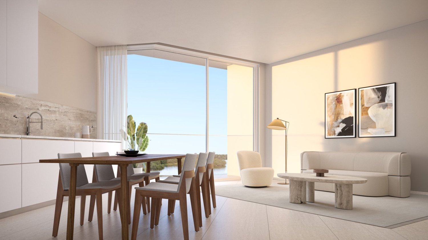 Apartamento T1 em Creekside Residence, Al Zorah, UAE N.º 116722