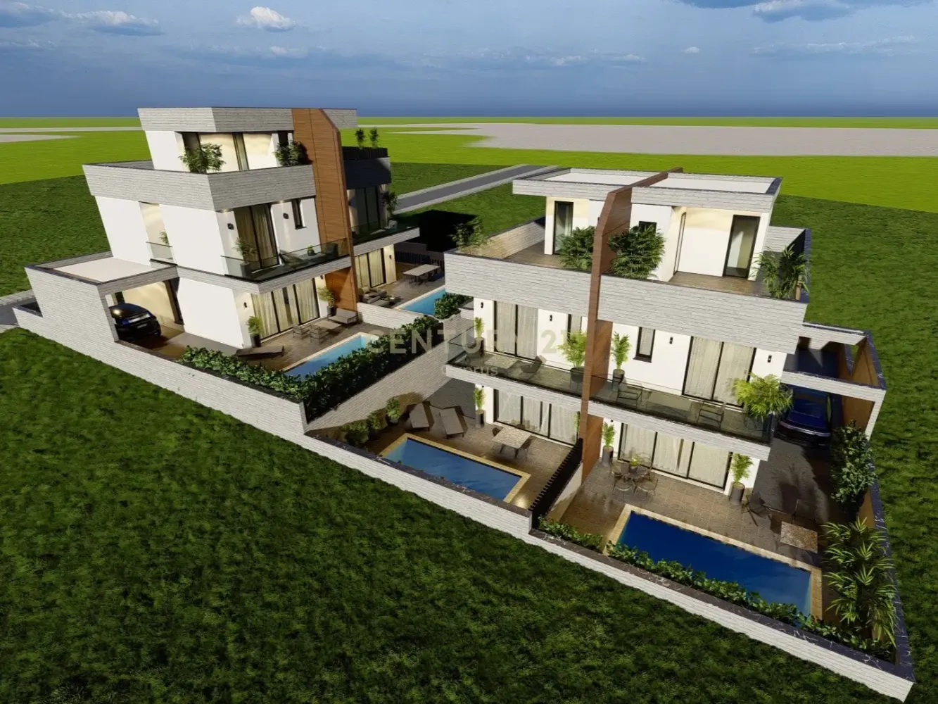 Villa de 2 dormitorios en Agios Athanasios, Cyprus No. 5808