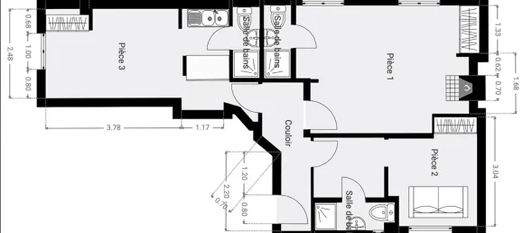 Apartamento de 2 dormitorios en Paris, France No. 177174 16