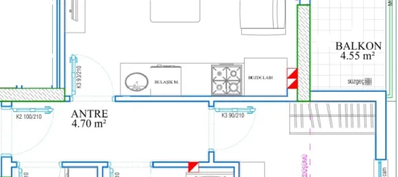 Квартира 2+1 в Мугла, Турция № 33482 22