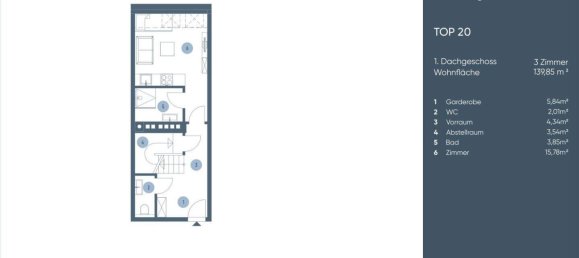 Дуплекс с 3 комнатами в Веринг, Австрия № 220096 23