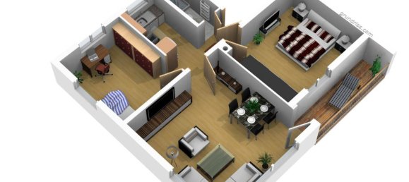 Apartamento de 3 habitaciónes en Bodenseekreis, Germany No. 290287 17