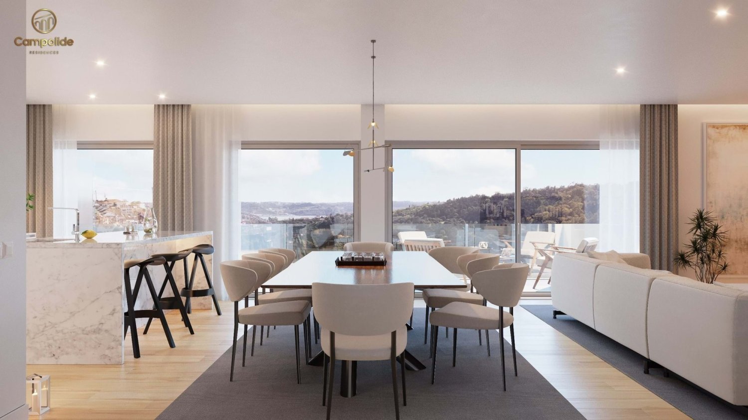 Квартира с 2 спальнями в Лиссабон, Португалия № 98065