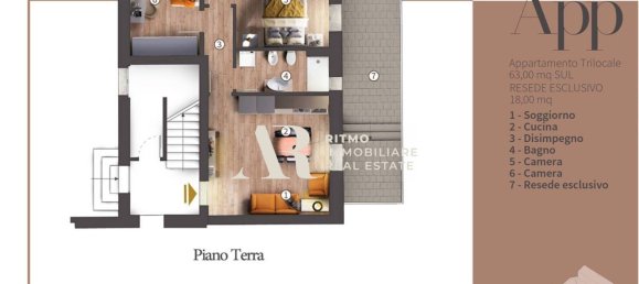3 rooms Apartment in Campi Bisenzio, Italy No. 9880 14