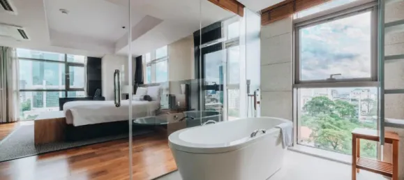 2 dormitorios apartamento en alquiler en Tay Ho, Ha Noi, Vietnam № 13614 4