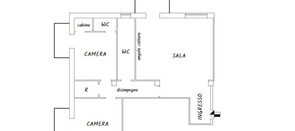 3-salle Appartement à Foggia, Italy No. 301758 18