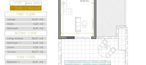 3 chambres Villa à La Florida, Spain No. 10661 15