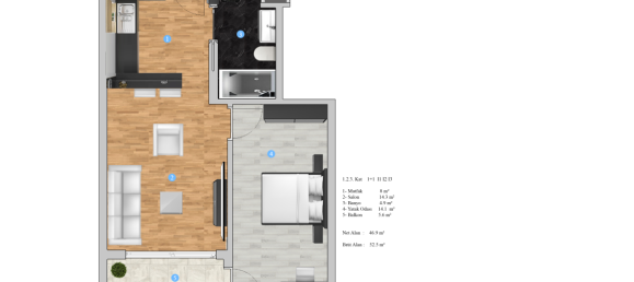 2 rooms Penthouse in Alanya, Turkey No. 29859 17