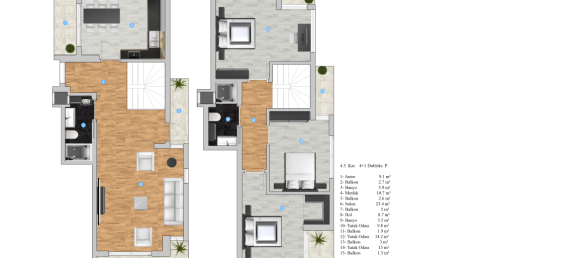 2 rooms Penthouse in Alanya, Turkey No. 29859 23