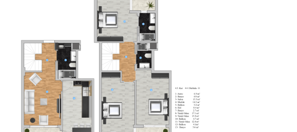 2 rooms Penthouse in Alanya, Turkey No. 29859 22