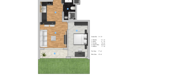 2 rooms Penthouse in Alanya, Turkey No. 29859 30