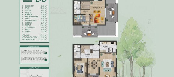 2 rooms Apartment in Istanbul, Turkey No. 27454 24