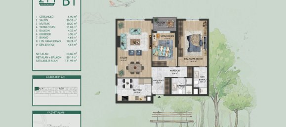 2 rooms Apartment in Istanbul, Turkey No. 27454 20