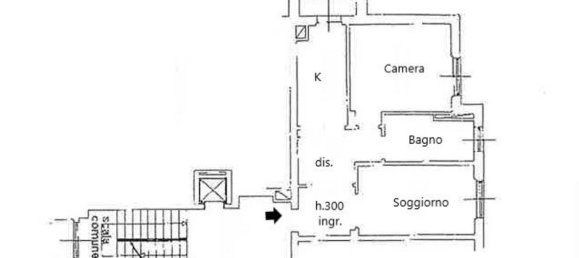 Apartamento de 2 divisões em Corsico, Italy N.º 9790 24