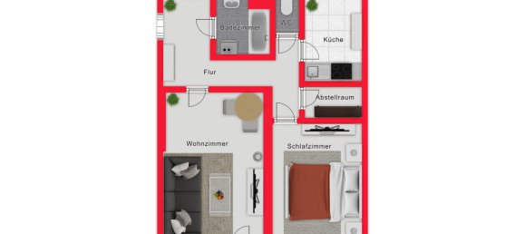 Квартира с 2 комнатами в Кремс ан дер Донау, Австрия № 130557 13