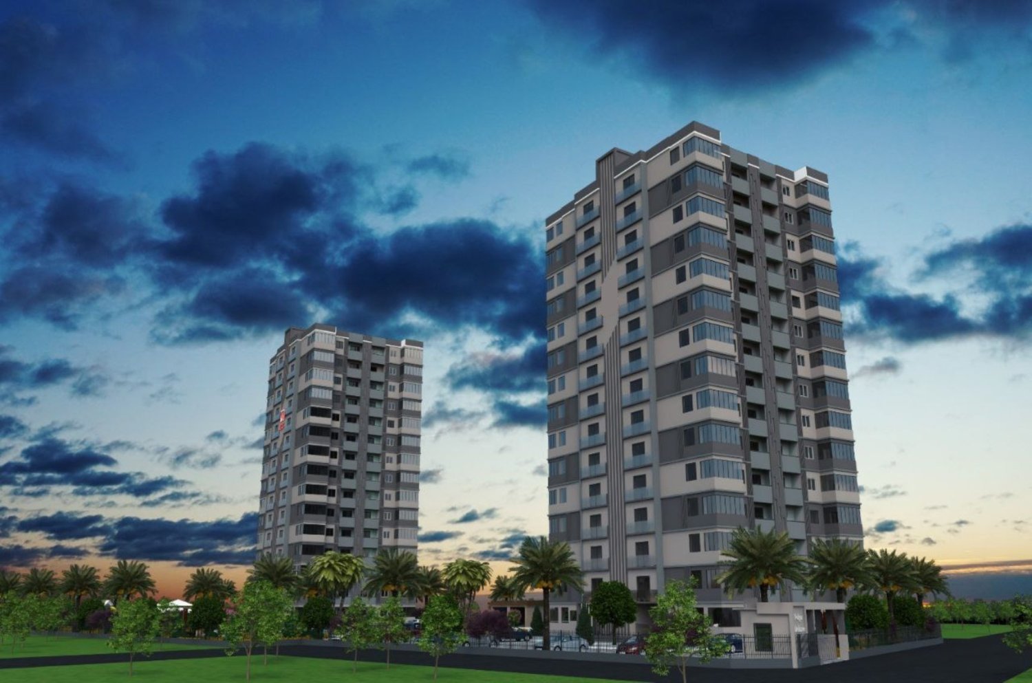 Apartment 2+1 in Mersin, Turkey No. 34100