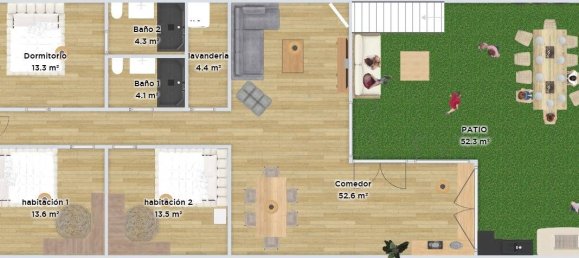 Apartamento de 3 dormitorios en El Realengo, Spain No. 19668 6