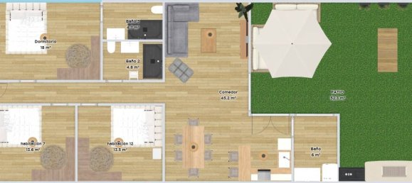 Apartamento de 3 dormitorios en El Realengo, Spain No. 19668 5