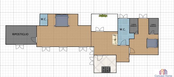 Пентхаус с 3 комнатами в Рим, Италия № 199954 22