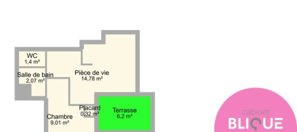 1 غرف نوم شقة في Nancy, France رقم 312417 14