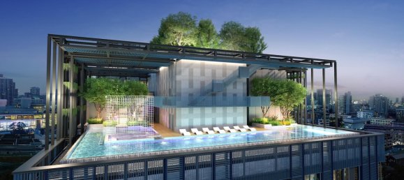 Apartamento com 2 quartos em condomínio em Bangkok, Thailand N.º 2405 5