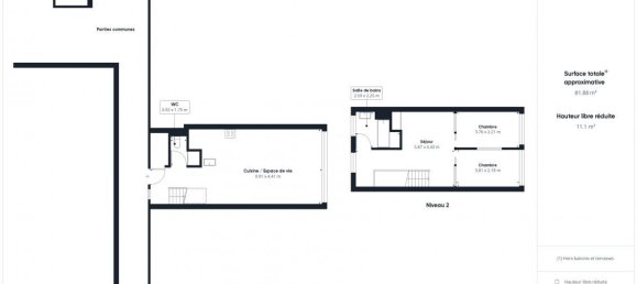 2 bedrooms Duplex in Montreuil, France No. 151165 11