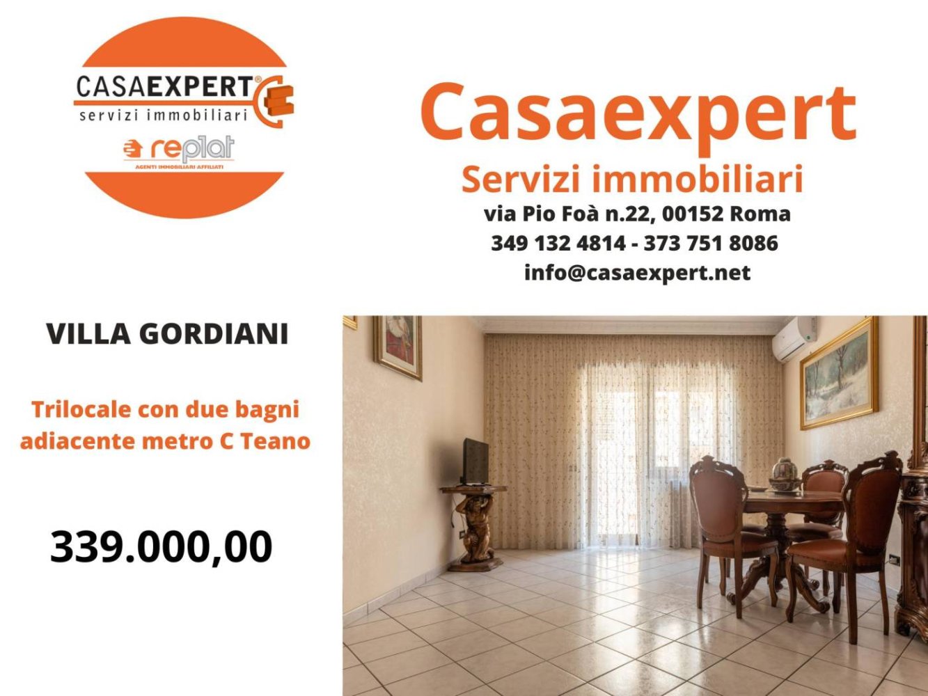 2 chambres Appartement à Rome, Italy No. 388825
