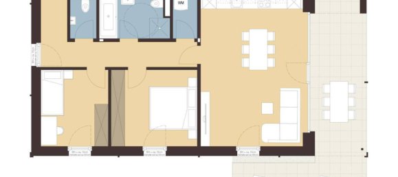 3 rooms Apartment in Wolfurt, Austria No. 156036 3