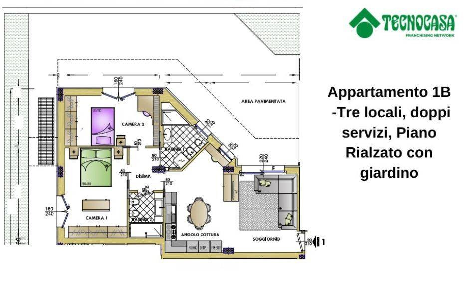 2 bedrooms Penthouse in Cornaredo, Italy No. 101629