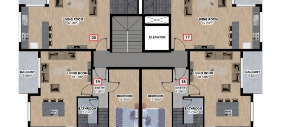 2 rooms Apartment in Alanya, Turkey No. 9881 9