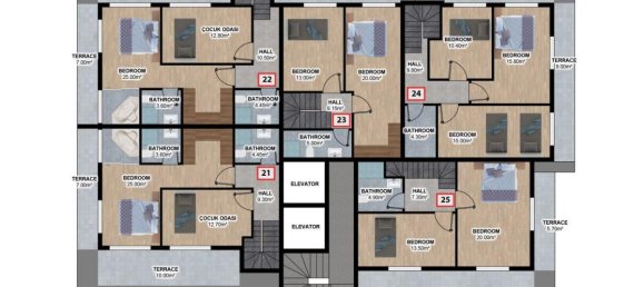 2 rooms Apartment in Alanya, Turkey No. 9881 12