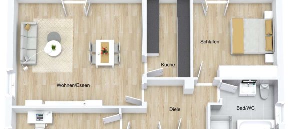 2 Schlafzimmer Wohnung in Karlsruhe, Germany, Nr. 245140 11