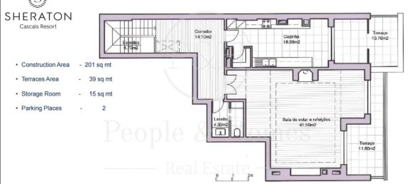 3 chambres Duplex à Cascais, Portugal No. 134443 46