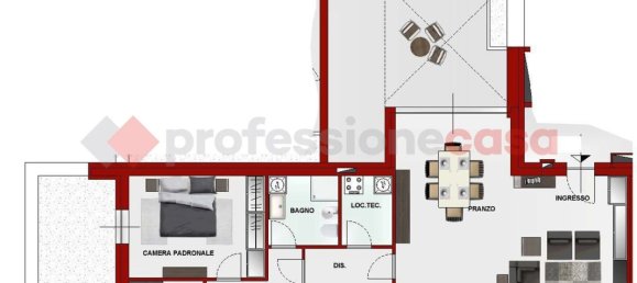 4-Zimmer Penthouse in Rovellasca, Italy, Nr. 5739 5