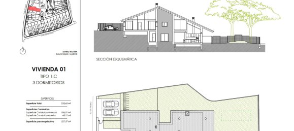 3 Schlafzimmer Villa in Living Natura, Colmenarejo, Spain, Nr. 15656 3