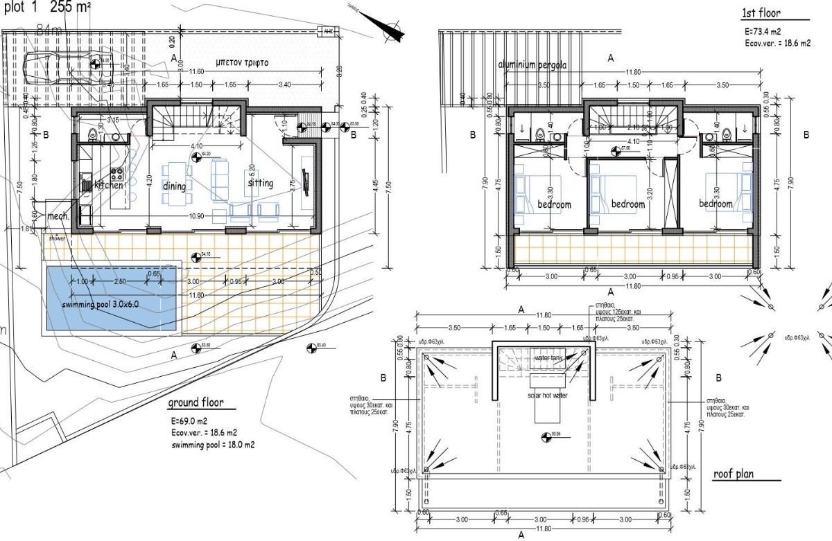 3 dormitorios propiedad comercial en venta en Kissonerga, Paphos, Cyprus № 9616