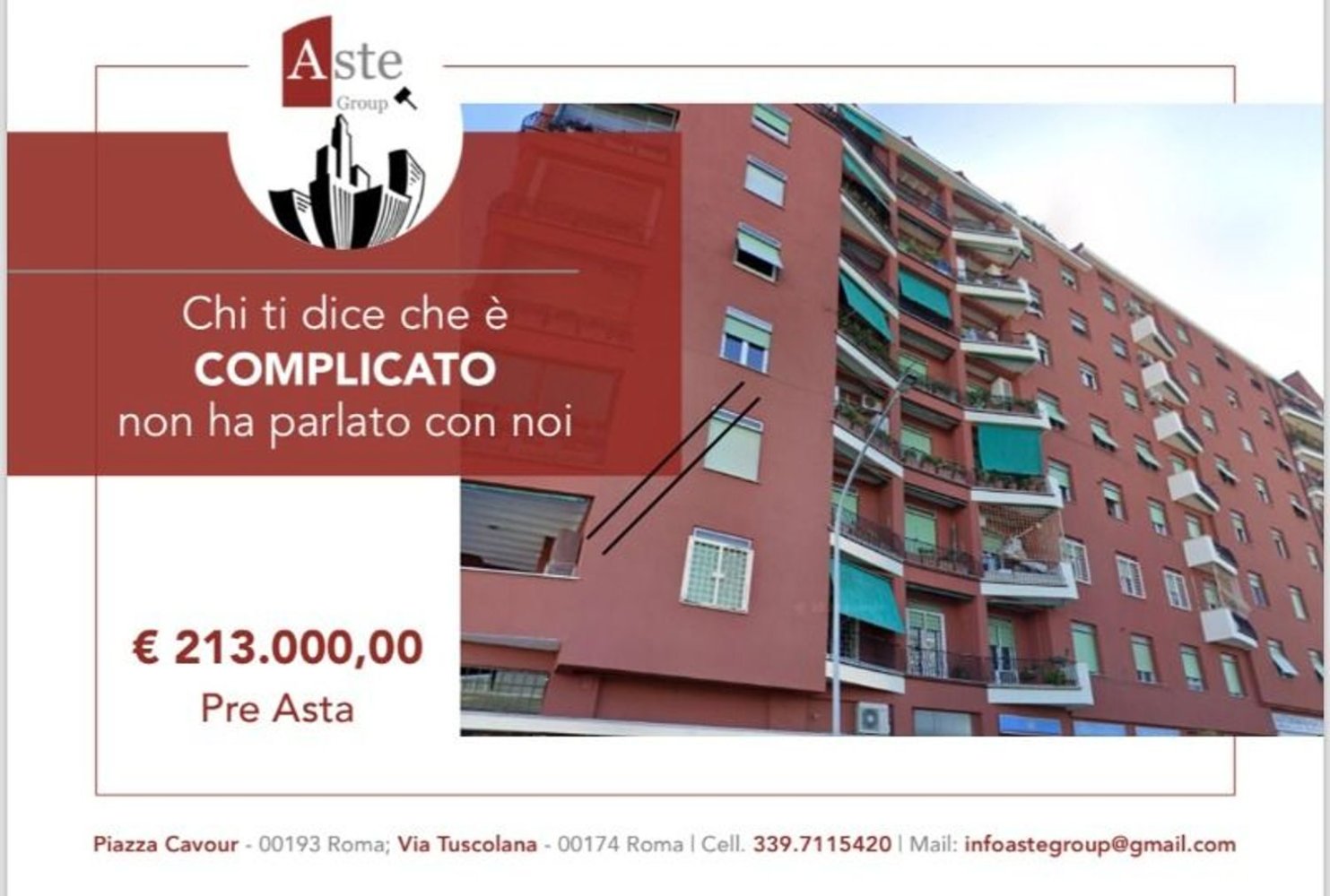 3 rooms Apartment in Rome, Italy No. 205817