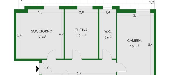 2 rooms Apartment in Molfetta, Italy No. 270224 20