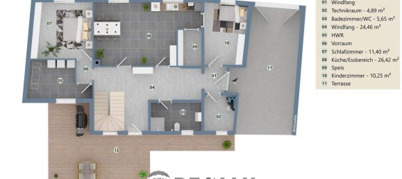 Casa de 7 divisões em Herzogenburg, Austria N.º 254397 16