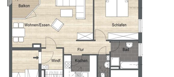2-Zimmer Wohnung in Esslingen, Germany, Nr. 277903 7