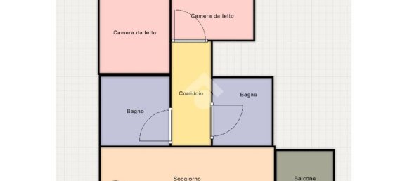 Квартира с 3 спальнями в Кьети, Италия № 318716 20