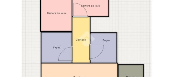 Квартира с 3 спальнями в Кьети, Италия № 318716 19
