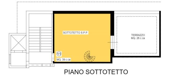 3-salle Penthouse à Lentate sul Seveso, Italy No. 3801 22