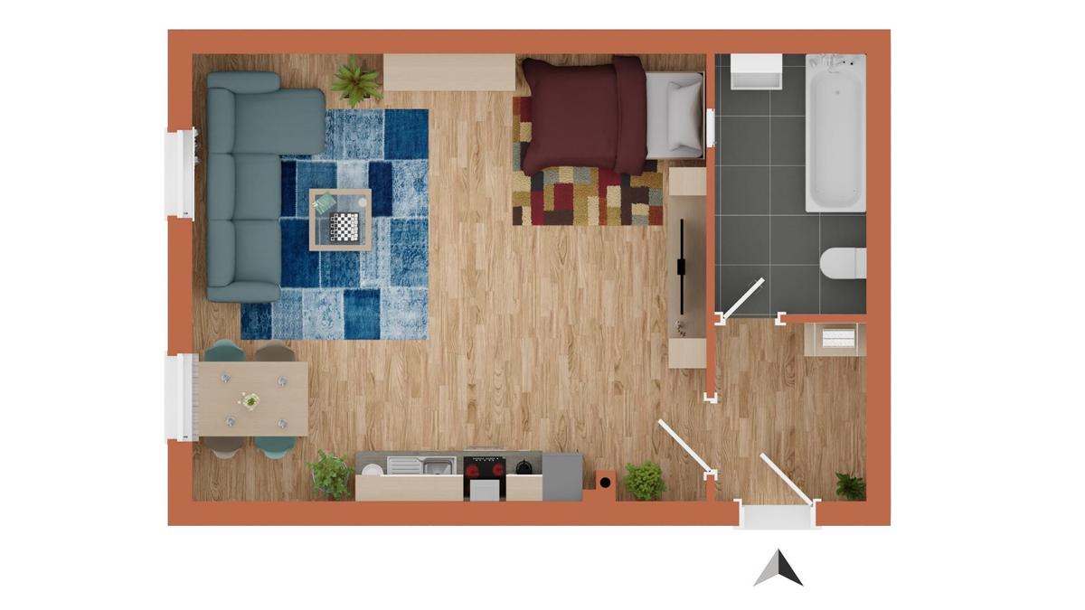 Studio in Grossmugl, Austria No. 73218