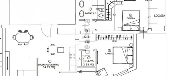 5-salle Appartement à Sesto Fiorentino, Italy No. 37161 9