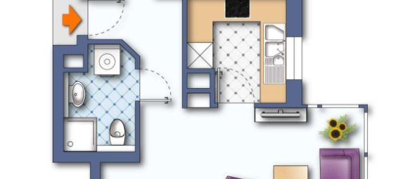 Квартира с 2 комнатами в Фрайбург им Брайсгау, Германия № 245134 12